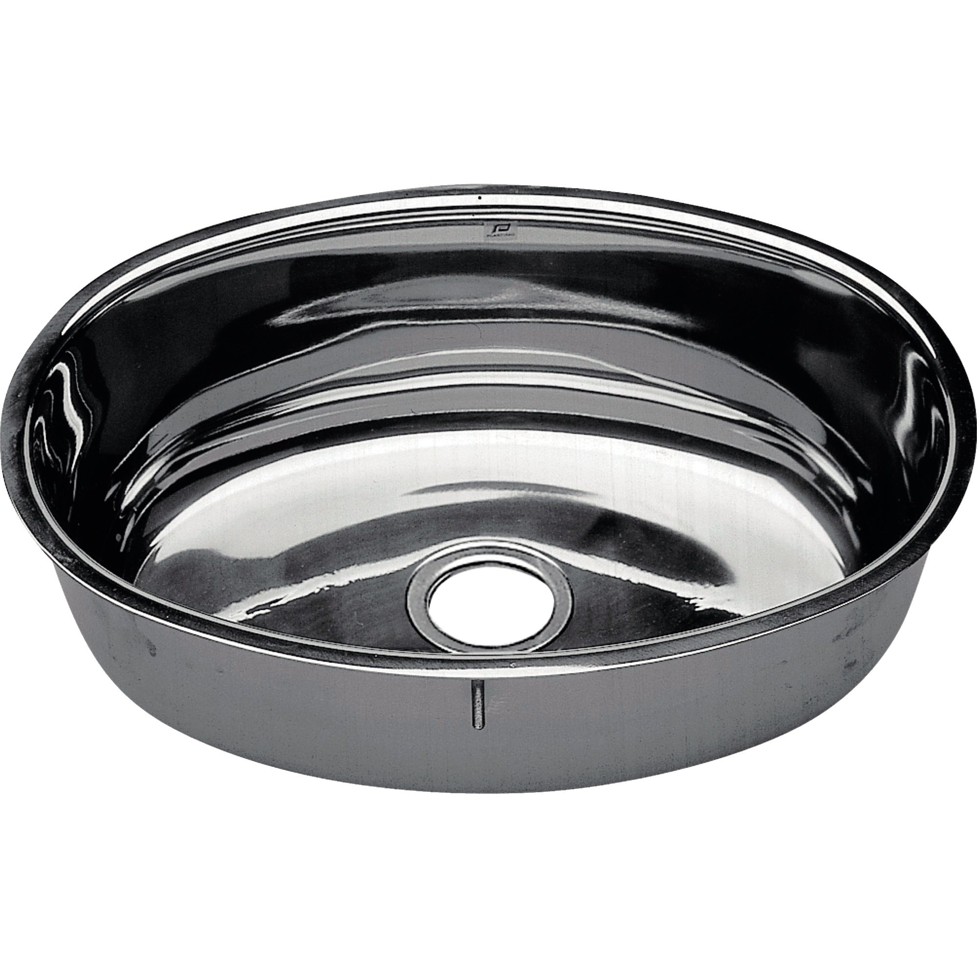 Evier inox ovale