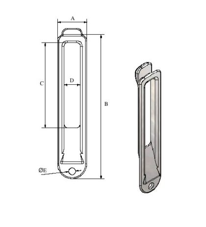 Sortie drisse Inox 3273 ZPSARS